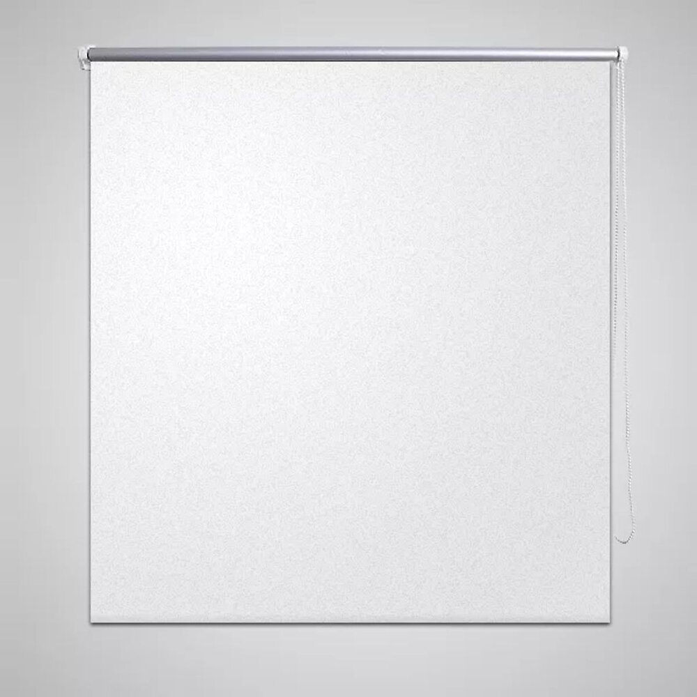 VIDAXL - Store enrouleur occultant 140 x 230 cm blanc - Blanc - large