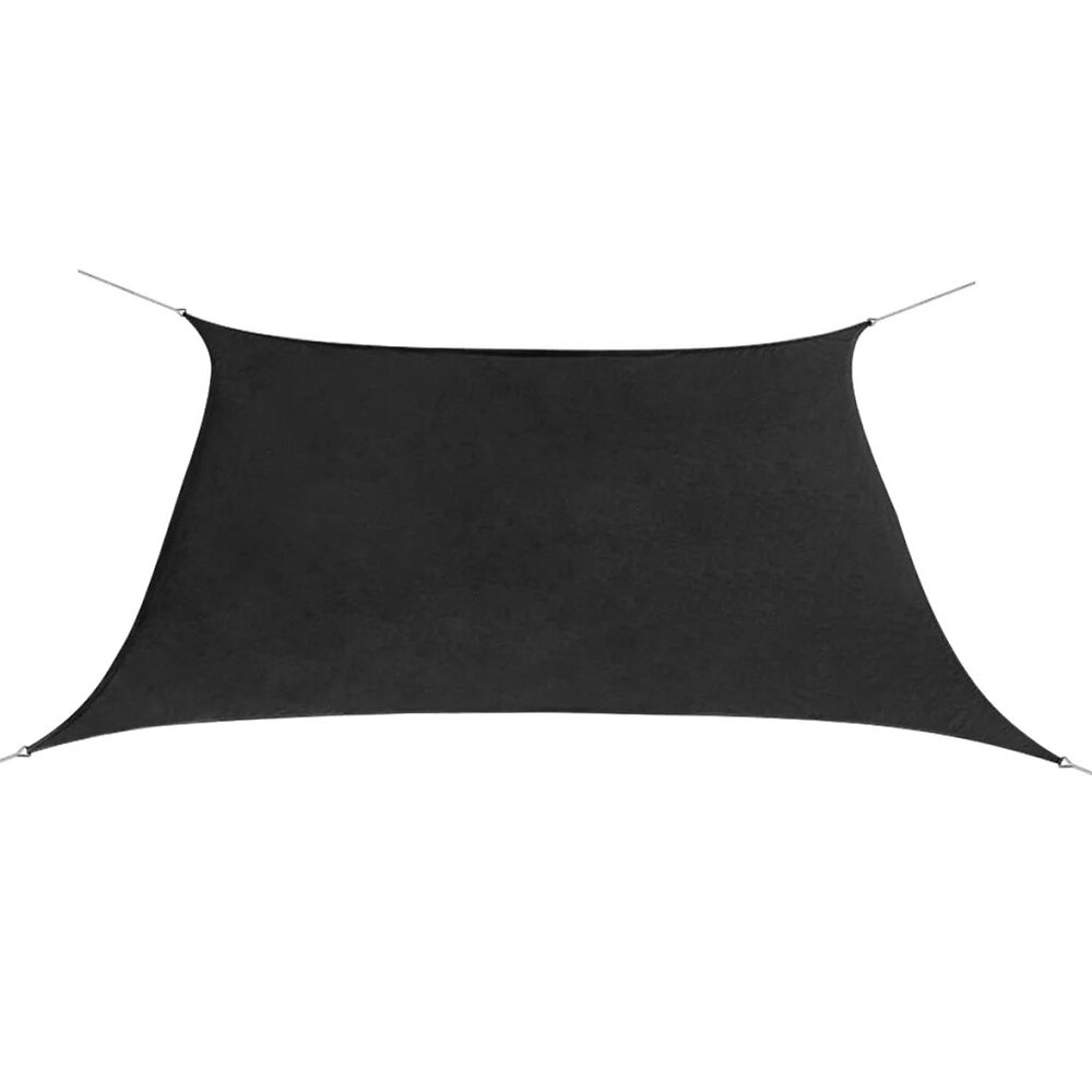 VIDAXL - Voile de parasol Tissu Oxford Carré 2 x 2 m Anthracite - Gris - large
