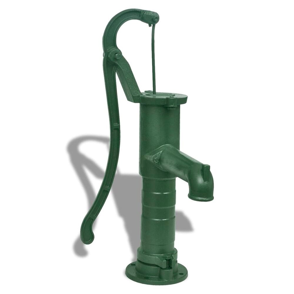 VIDAXL - Pompe manuelle à eau en fonte avec socle - - large
