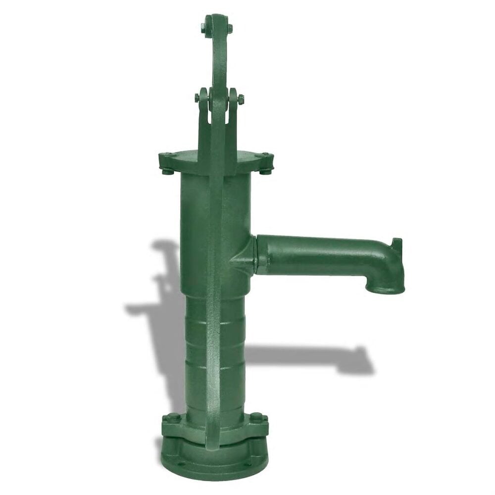VIDAXL - Pompe manuelle à eau en fonte avec socle - - large