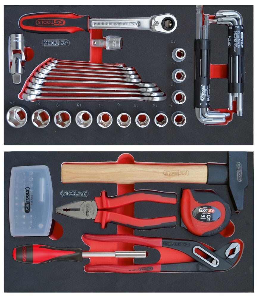 Malette coffret boite outils complet 40 pieces pour bricolage heliotrade