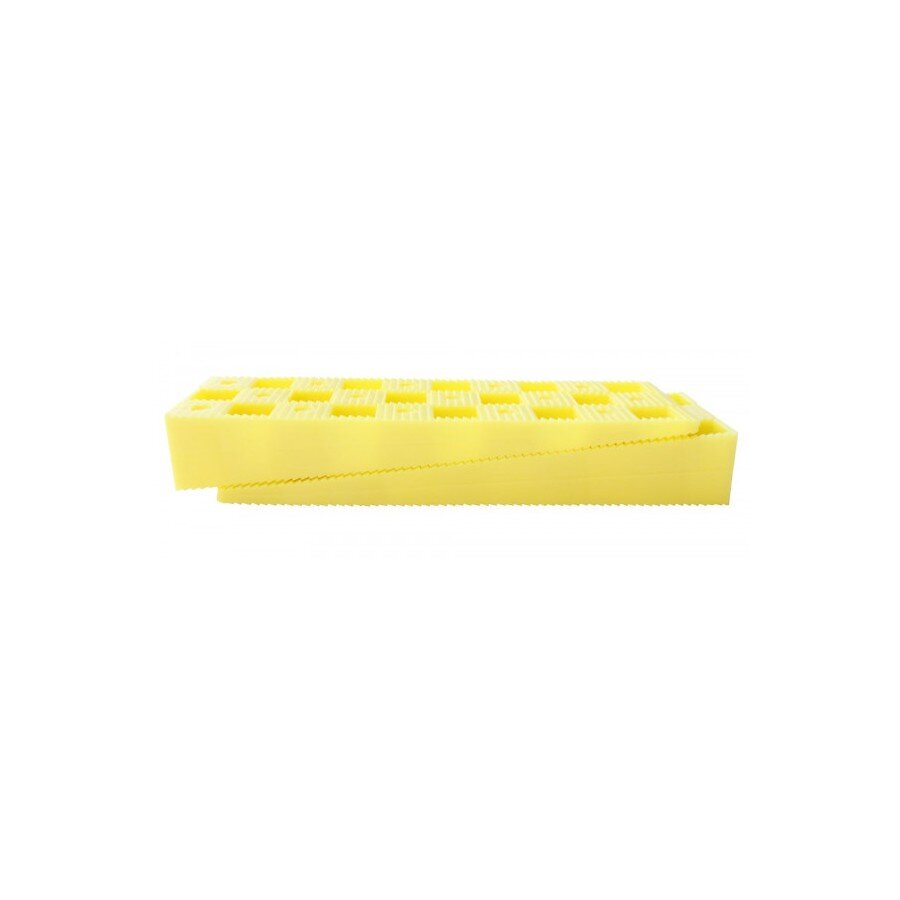 EDMA - 6 CALES CRANTÉES JAUNES - 150 x 45 x 25 mm - large