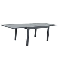 AVRIL PARIS Table de jardin extensible aluminium 135/270cm + 10 Fauteuils ...