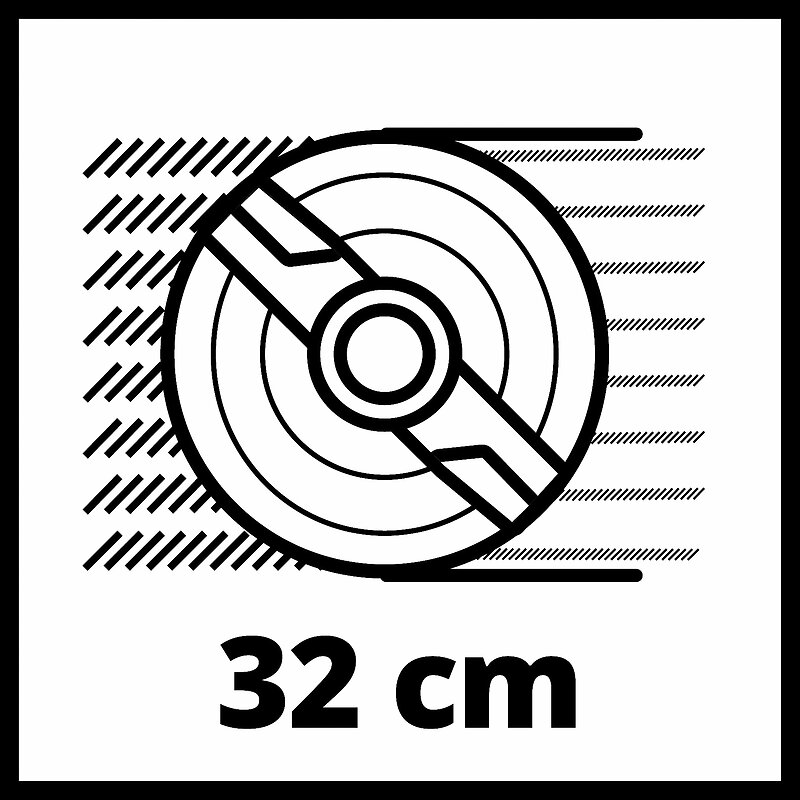 EINHELL - Tondeuse À Gazon Électrique Gc-em 1032 - Largeur De Coupe 32 Cm - Surface : 300m² - 30l - large