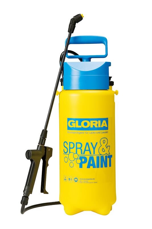 GLORIA - Pulvérisateur À Pression Spray&paint Pour Lasures Et Huiles - 5l - large