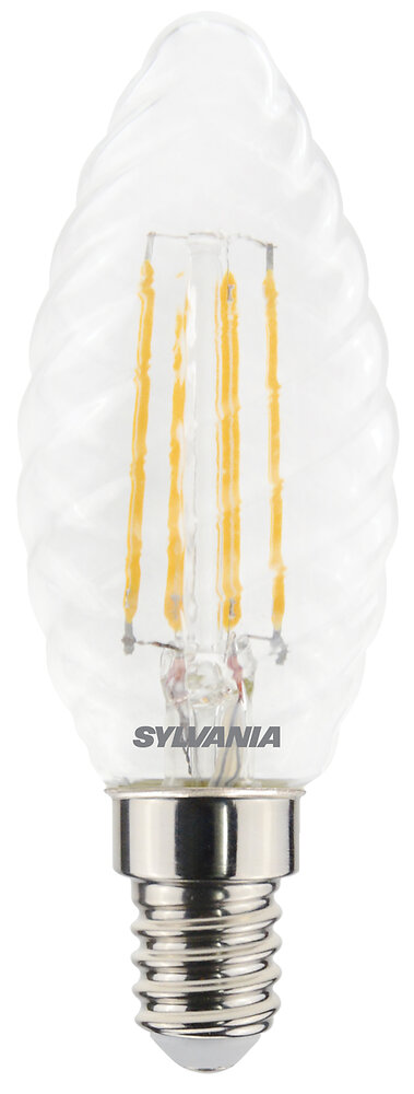 SYLVANIA - Ampoule ToLEDo retro flamme torsadée 470lm 827 E14 - large