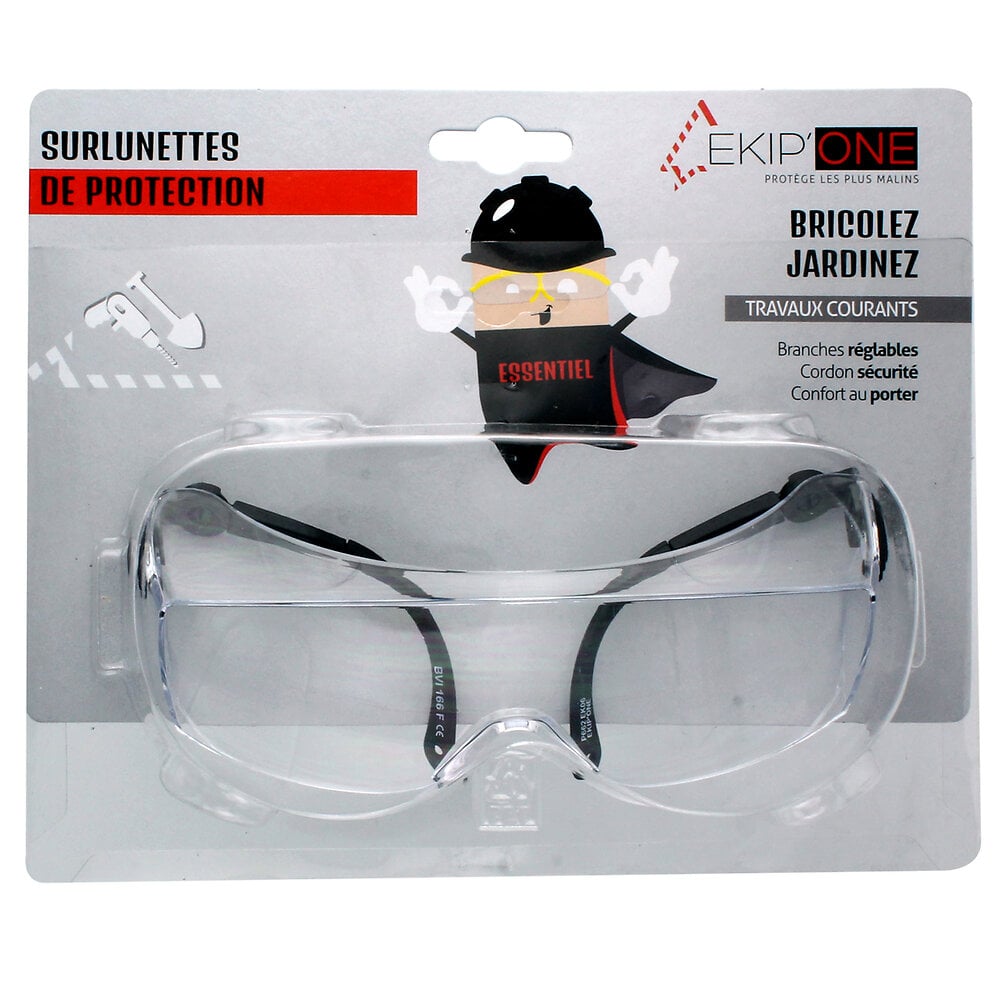 - - Sur lunettes de protection polyvalentes - large