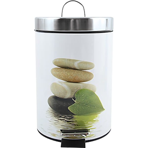 Poubelle à Pédale Acier 3L PLUMAS VINTAGE MSV