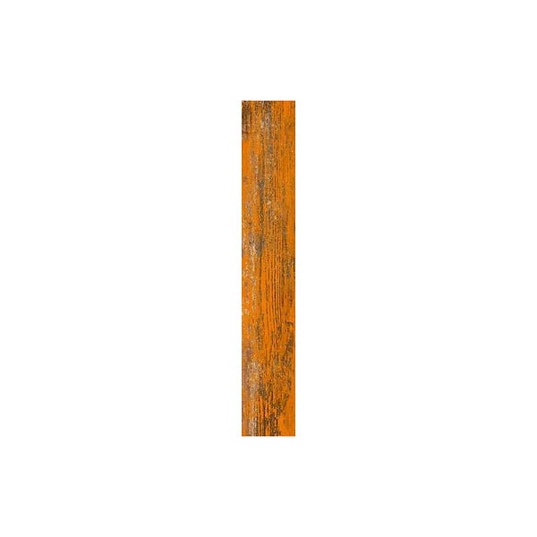 EIFFEL ART CONSTRUCTION - Carrelage sol / mur effet bois vieilli jaune moutarde 14,4 x 89,3 cm YUGO R ALBERO - large