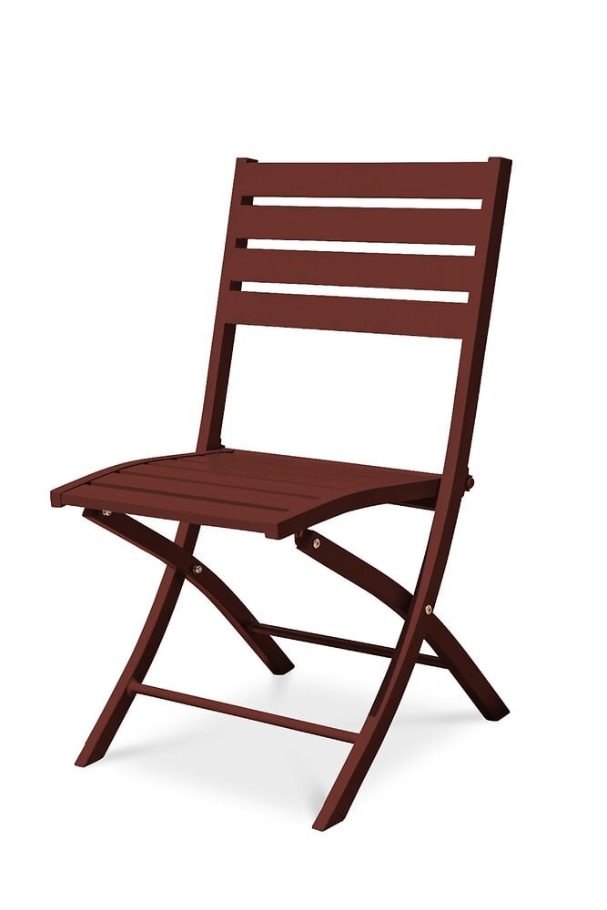 chaise de jardin en aluminium marius carmin