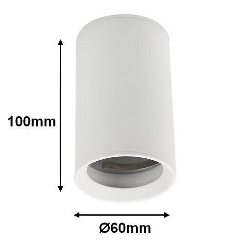 Spot LED en saillie BLANC pour ampoule GU10 Bricorama