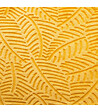 ATMOSPHERA - Plaid Ocre motif Feuille en relief 220 x 240 cm - vignette