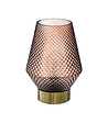 ATMOSPHERA - Lampe LED en verre base Or H 17 cm - vignette