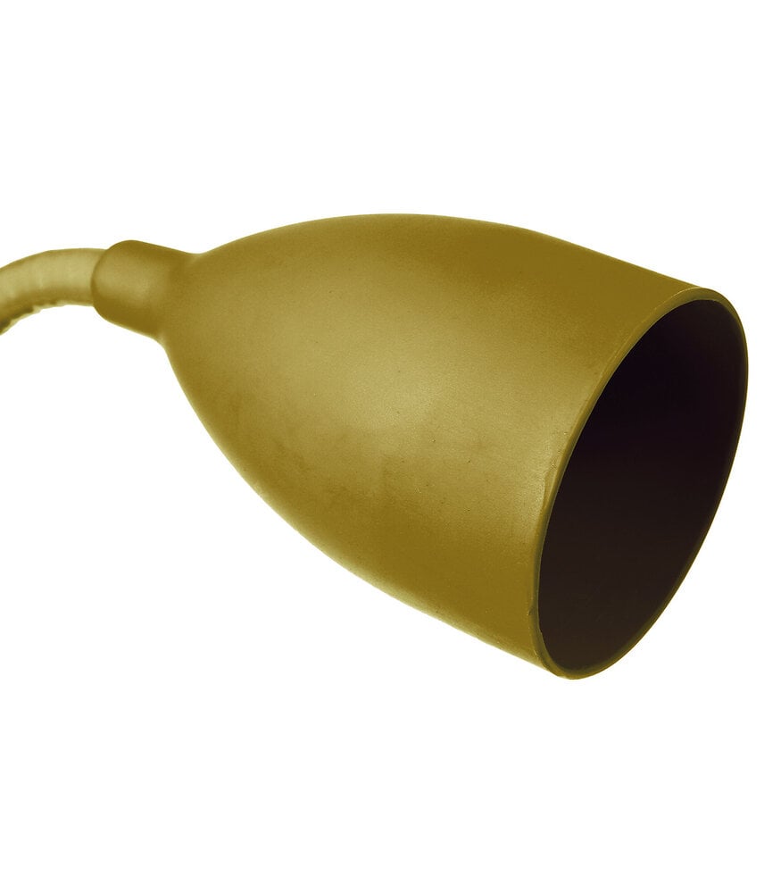 lampe pince en silicone ocre