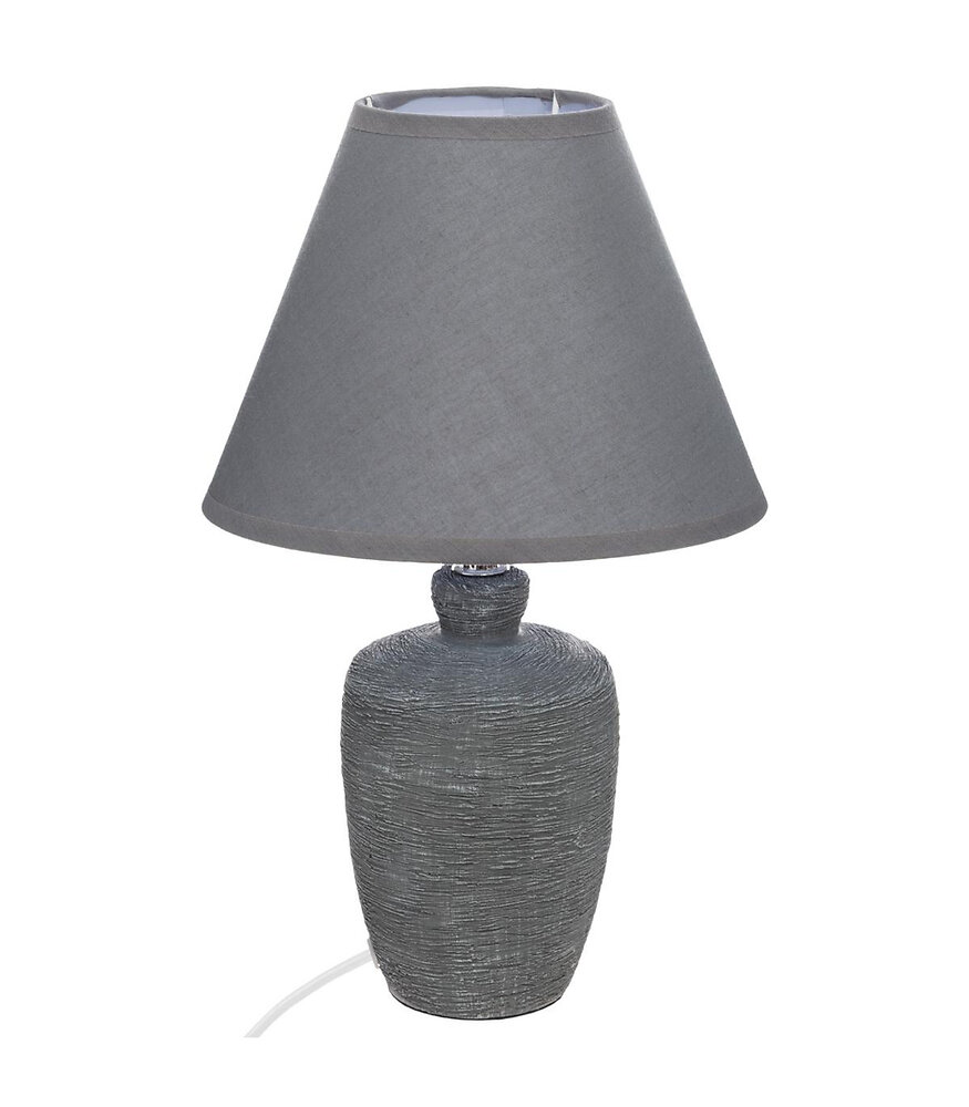 ATMOSPHERA - Lampe à poser en céramique avec relief H 32 cm - large