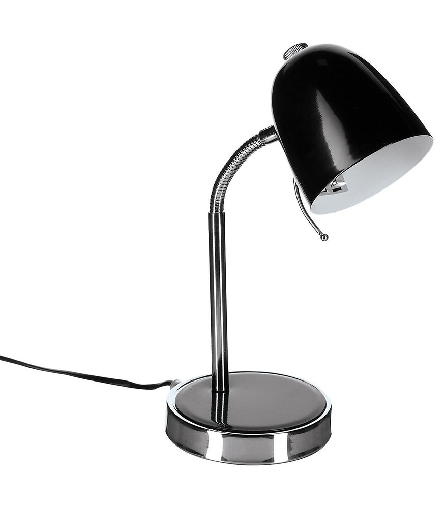 lampe de bureau en métal h 35.5 cm