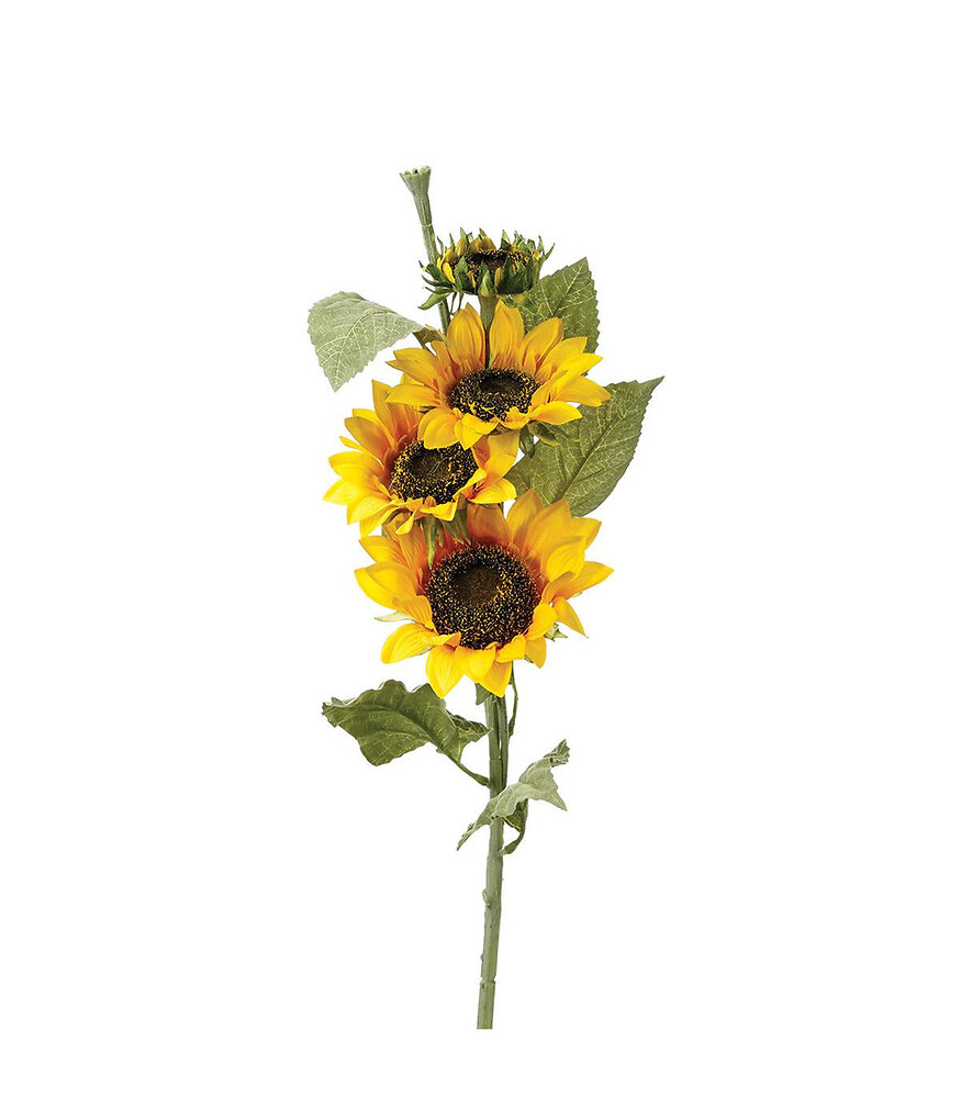 ATMOSPHERA - Fleur artificielle Tige Tournesol H 80 cm - large