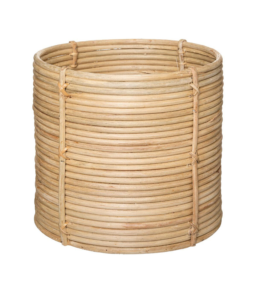 Lot de 3 Pots de fleurs cylindriques en Rotin Bricorama