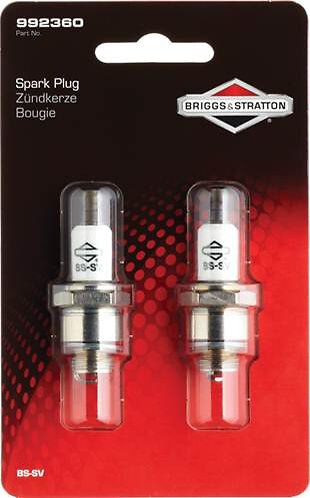 BRIGGS - 2 bougies BRIGGS ET STRATTON pour moteur - large