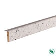 FORESTEA - Profilé de transition rénovation d'escalier stratifié Terrazzo Grey 1300 x 56 x 12 mm - vignette