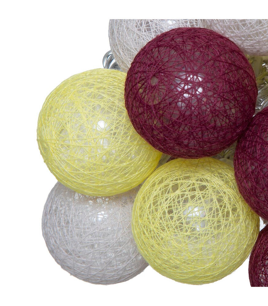 ATMOSPHERA - Guirlande décorative Sorbet 10 boules LED D 6 cm et L 165 cm - large
