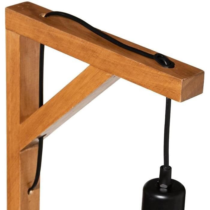 lampadaire en bois h 148 cm