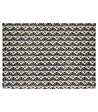 ATMOSPHERA - Tapis décoratif en Coton imprimé Gris Foncé 60 x 90 cm - vignette
