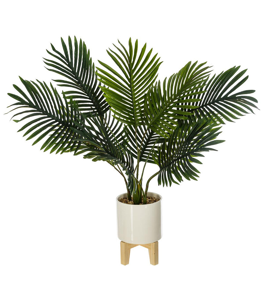 Cadeau Palmier Palme Plante Artificielle Fleurs artificielles Décoration Palmier Artificiel de Style Yanka avec Pot denviron Plante Artificielle de 60 cm de Haut Arbres 