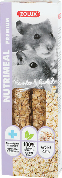 Friandises 2 sticks premium avoine pour hamster et gerbille, pour r