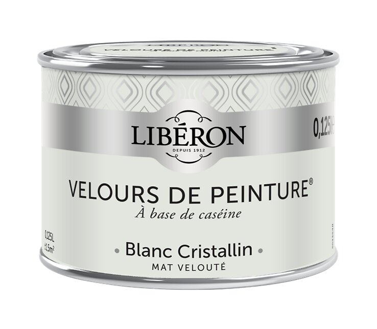 LIBERON - Velours de peinture Mat Blanc cristallin Pot 125ml - large