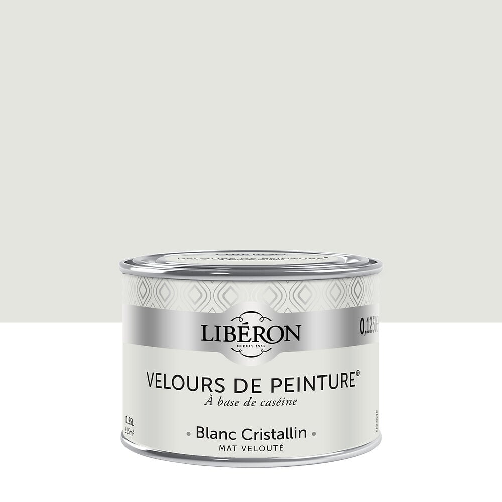 LIBERON - Velours de peinture Mat Blanc cristallin Pot 125ml - large