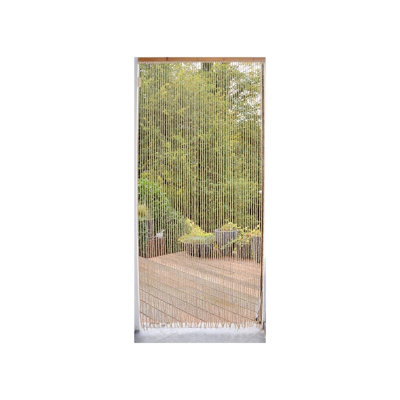 CONFORTEX - Rideau portière Wood Natural CONFORTEX pour porte - 90 x 220 cm - beige - large