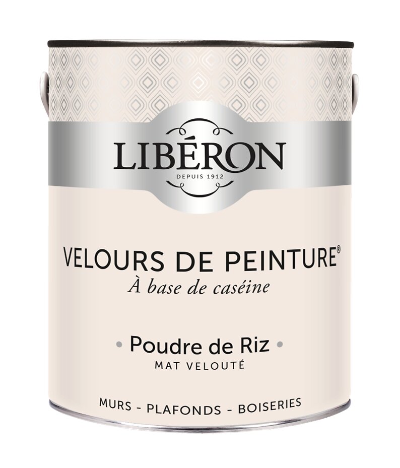 Velours de peinture - Poudre de riz - Mat - 2,5L | Bricorama