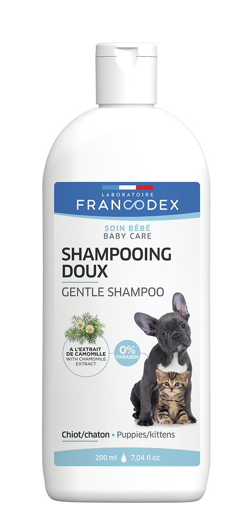 FRANCODEX - SHAMPOOING DOUX CHIOT ET CHATON 200ml - large