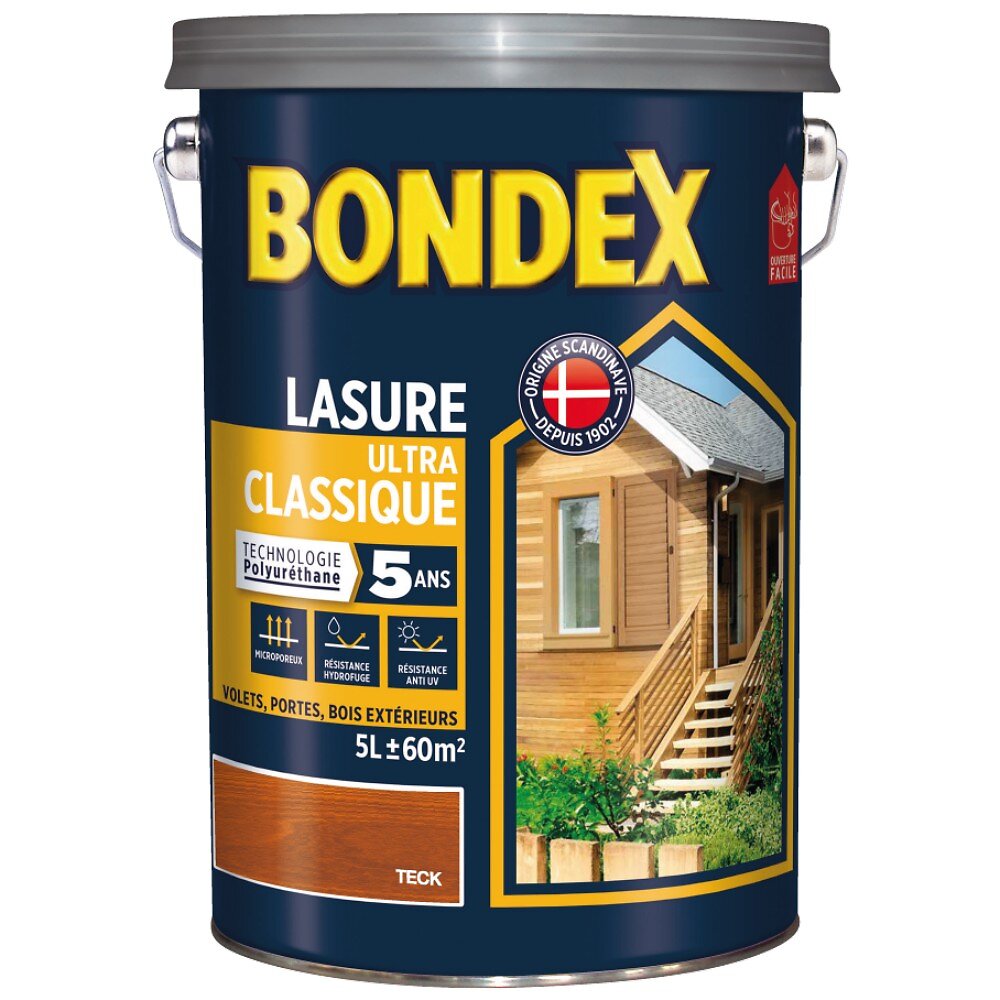 BONDEX - Bondex ultra classique 5 ans teck 5l - large