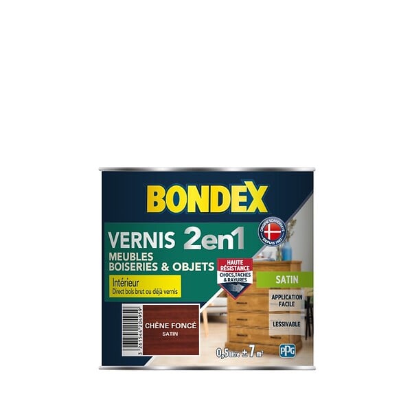 Bondex vernis mat chene clair 0.5l
