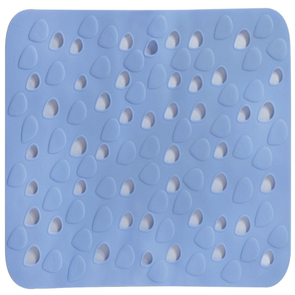 Tapis De Bain Microfibre HIGHLAND 55x55cm Bleu Marine Spirella | Leroy
