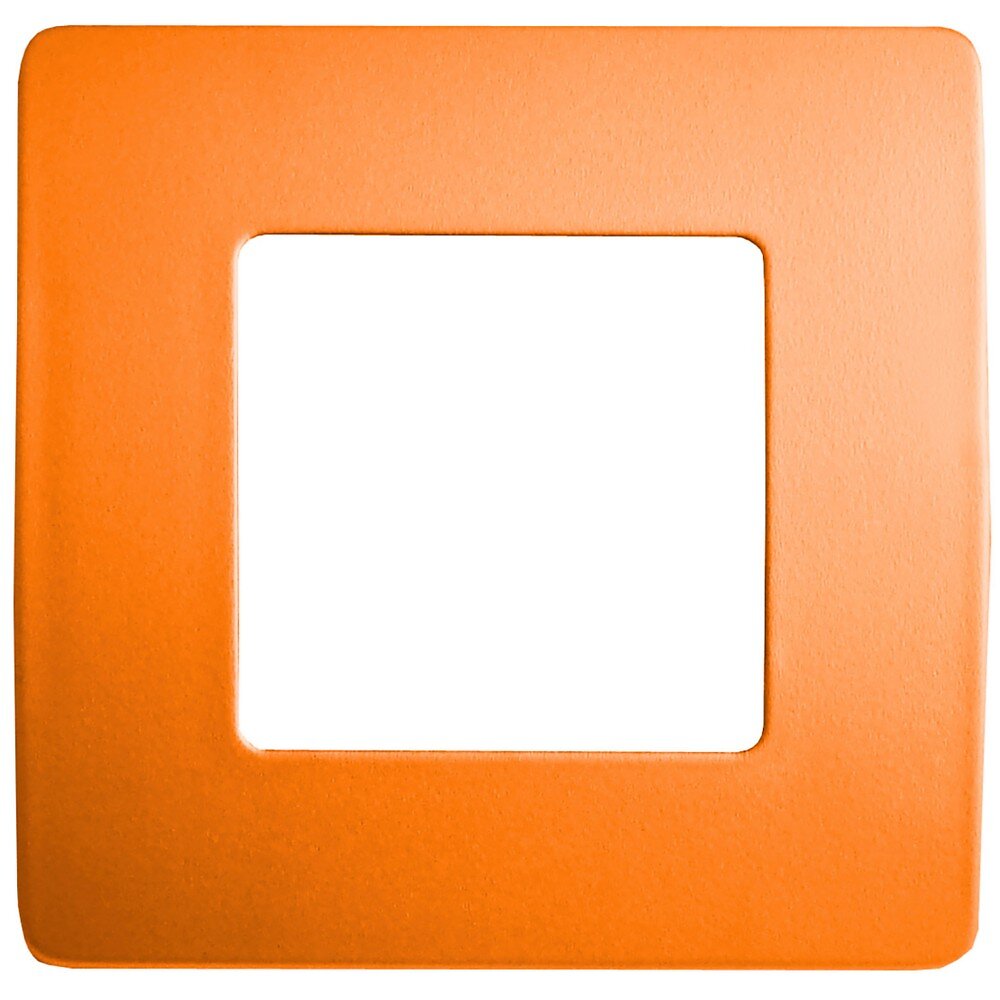 VENUS - plaque simple couleur mandarine - Série Venus - large