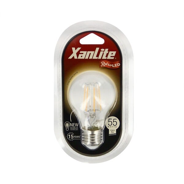 Ampoule à filament LED A60, culot E27, 3,8W (eq. 60W), 806 lumens