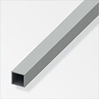 ALFER - Tube carré 15x15mm aluminium brossé 1m - vignette