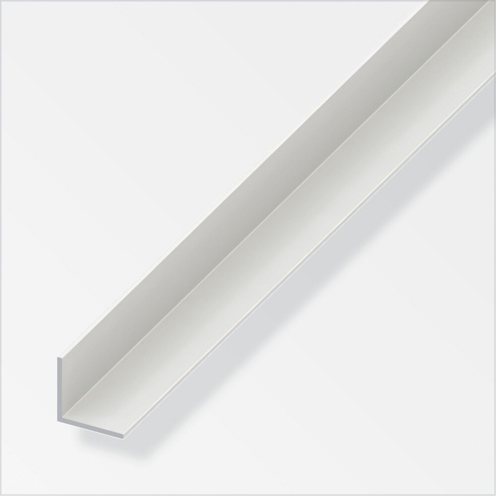 ALFER - Cornière 50x50x1.2mm PVC blanc 2m - large
