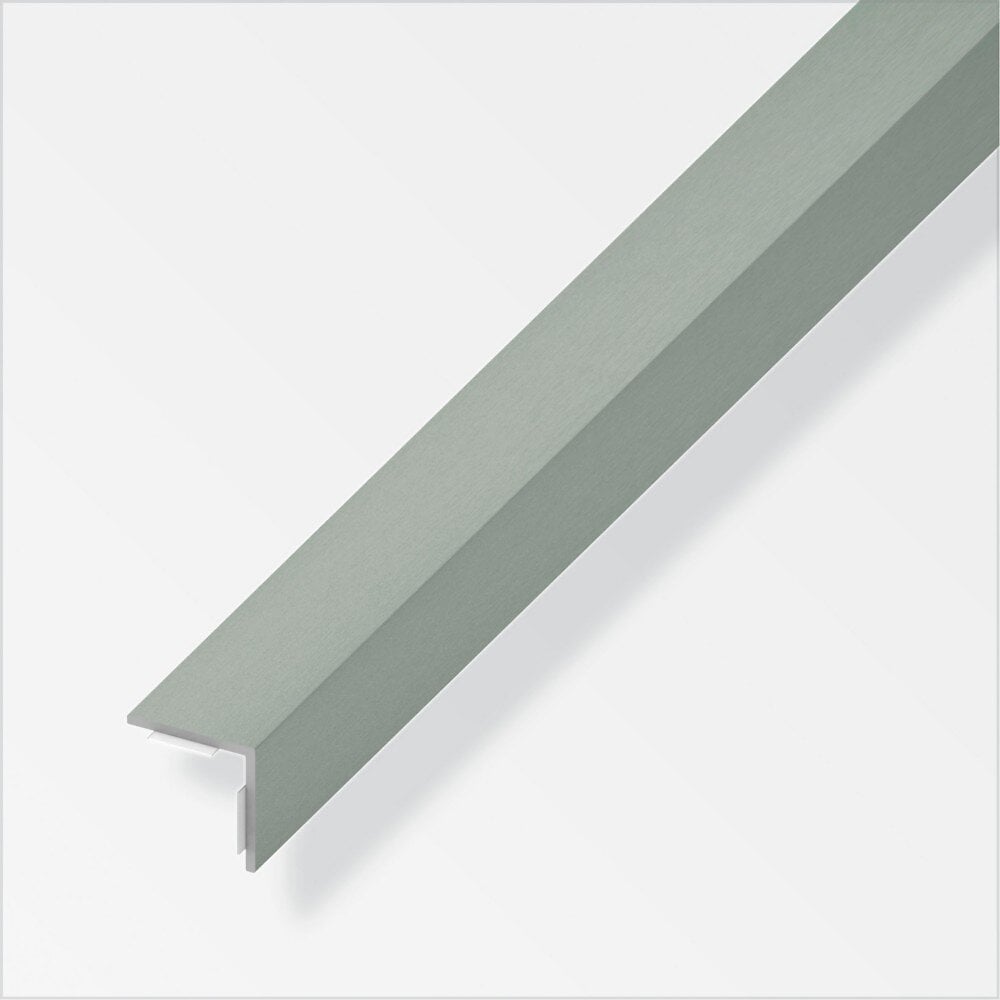 ALFER - Cornière Adhésive 20x20x1.5mm PVC titane 2.5m - large