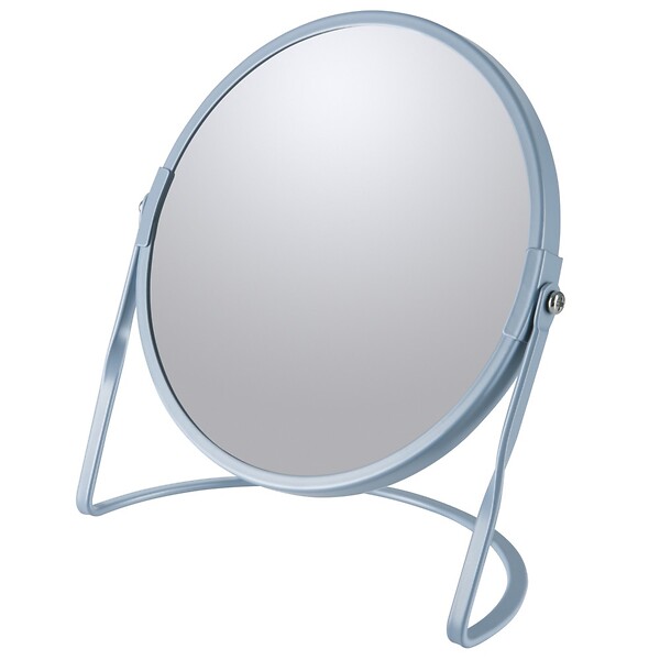 Spirella Miroir grossissant sur pied Acier AKIRA Gris - large