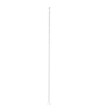 TENDANCE - Barre de douche Tringle extensible de 135 à 250 cm en Aluminium Blanc - vignette
