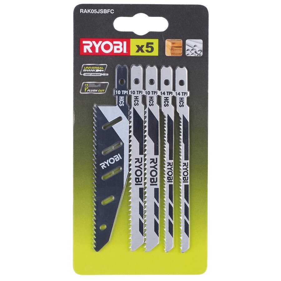 RYOBI - Ryobi - Pack De 5 Lames Spéciales Scie Sauteuse One+ 100 Mm - Rak05jsbfc - large