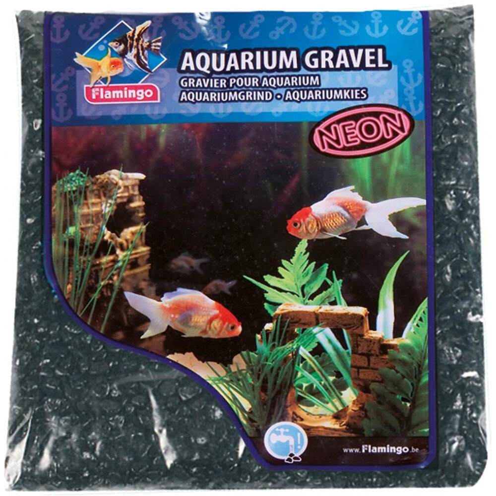 ANIMALLPARADISE - Gravier néon noir, 1 kg, pour aquarium. - large