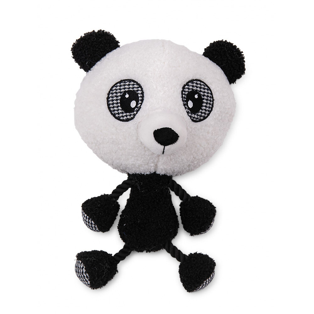 ANIMALLPARADISE - Peluche Pia Panda 30 cm, jouet pour chiens. - large