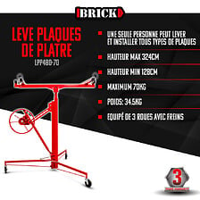 Leve Plaque A Pied Footplac - 305 X 140 Mm - outillage - outillage