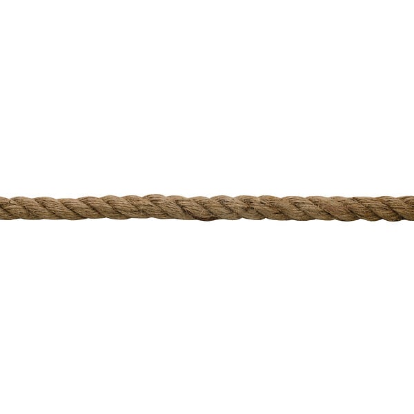 Corde torsadee en chanvre - 8 mm - Vendue au metre