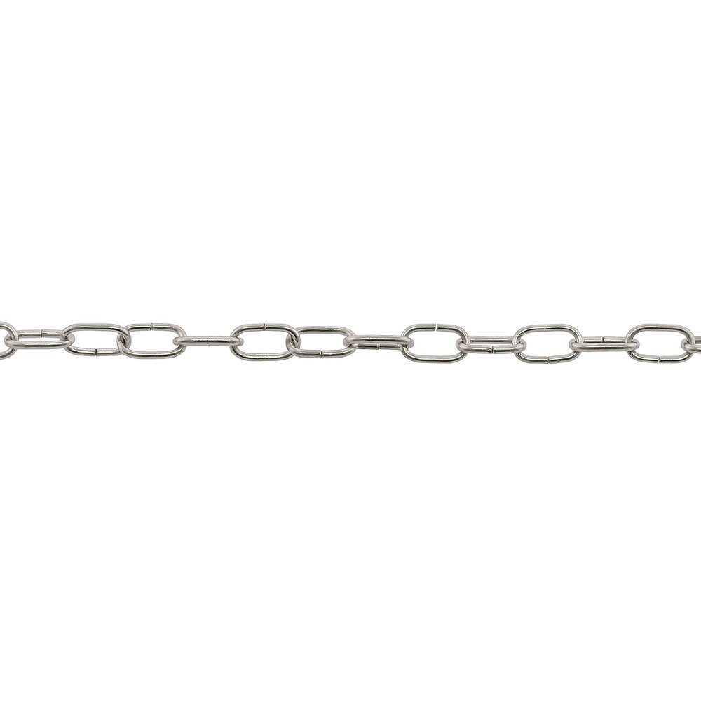 SUKI - Chaîne montre en acier nickele 1.1mm - Vendue au metre - large